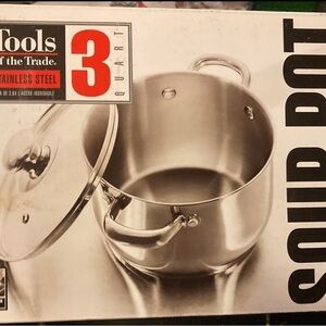 3 Quart Stainless Steel Covered Soup Pot by Tools of the Trade